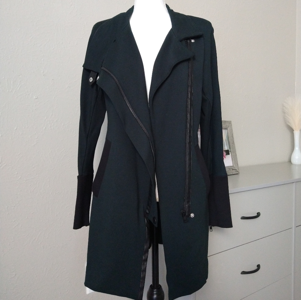 Cabi Renaissance Dark Green Coat Jacket